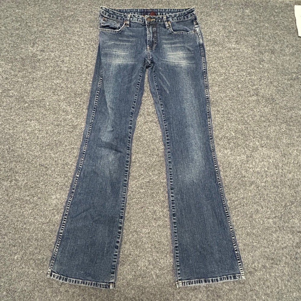 Silver Jeans Jeans Womens Size 7 Blue Bootcut Low Rise Stretch Denim Casual